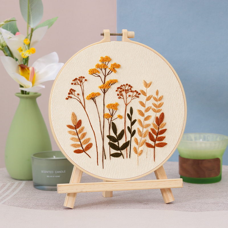 DIY pamut hímzőkészlet — CX0593, modern minimál stílus, alkalmas nappalira, hálószobára, dolgozószobára