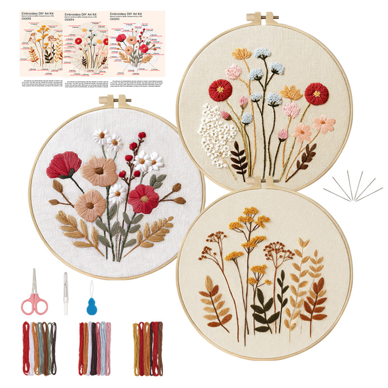 DIY pamut hímzőkészlet — CX0593, modern minimál stílus, alkalmas nappalira, hálószobára, dolgozószobára