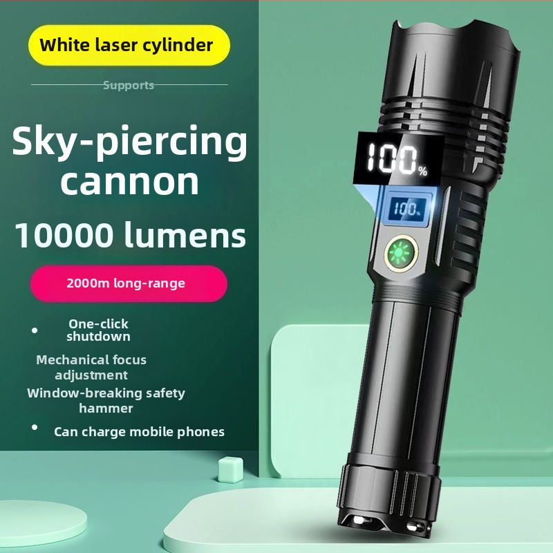 Lanternă cu laser de distanță, marca Unique, ultra-luminoasă, Origine: Alte, Seria: Alte