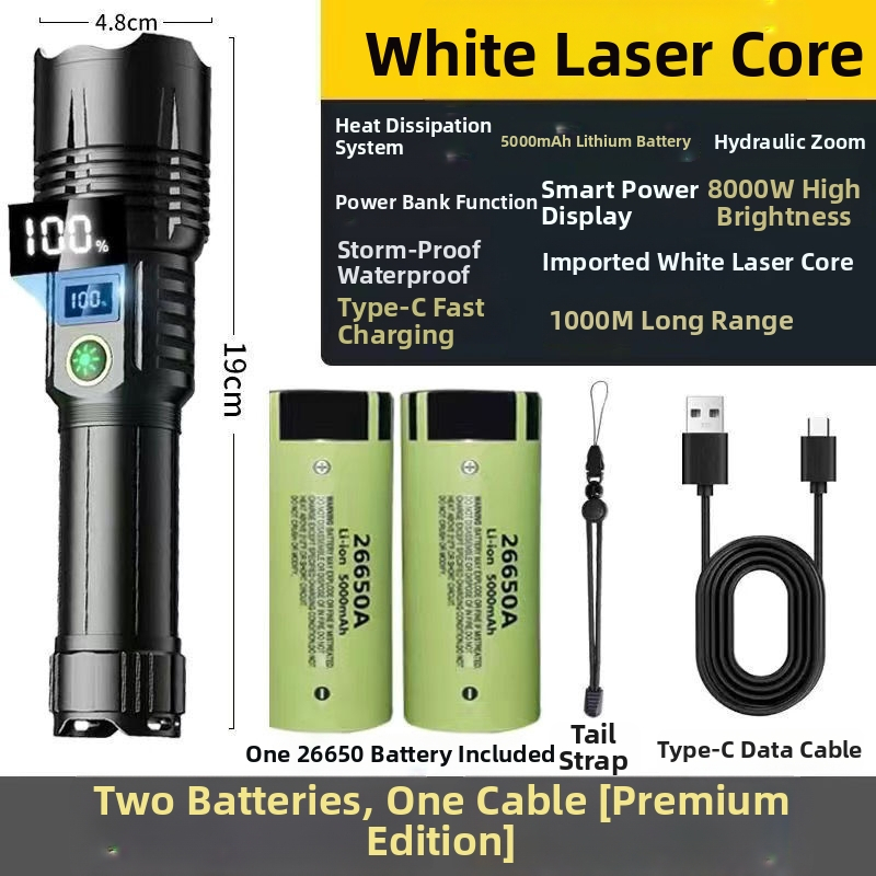 Lanternă cu laser de distanță, marca Unique, ultra-luminoasă, Origine: Alte, Seria: Alte