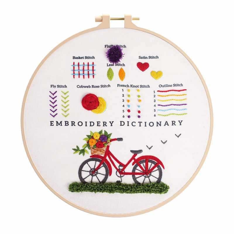 Kit de broderie DIY pentru începători: tehnici de bază și instrumente pentru broderie la cruce, neimportat