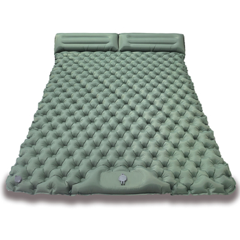 Saltea gonflabilă de camping pentru două persoane, cu pedală, Nylon TPU, LT2311, rezistentă la umezeală