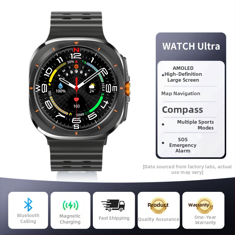 Bluetooth pametni sat s kvadratnim zaslonom i silikon strapom; praćenje otkucaja srca, mjerenje krvnog tlaka, mjerenje zasićenja krvi kisikom, praćenje sna, brojanje koraka