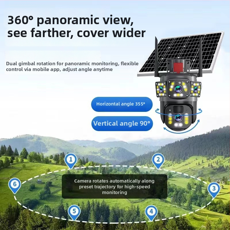 Vonkajšia smart kamera na sledovanie s 1080p, dosahom 10–30 m a ovládaním cez mobilnú aplikáciu