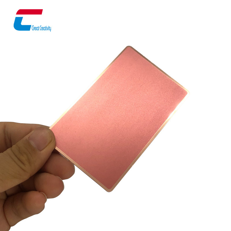 Metallist visiitkaart sisseehitatud NFC-kiibiga, roostevabast terasest, mudel cxjJS, kohandatav töötlemine, töötemperatuur -20 kuni 75 °C