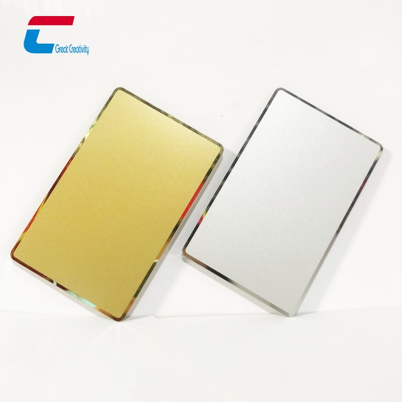 Metallist visiitkaart sisseehitatud NFC-kiibiga, roostevabast terasest, mudel cxjJS, kohandatav töötlemine, töötemperatuur -20 kuni 75 °C