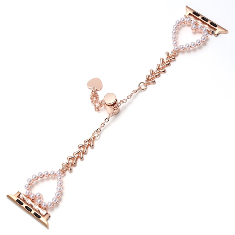 Roostevabast terasest Apple Watch rihm väljatõmmatava kinnitusega, ühilduv Apple Watchi mudelitega, moods disain, lansseeritud 2024.