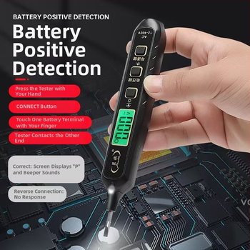 Tester napätia pero s digitálnym displejom, inteligentná indukčná detekcia, viacfunkčné meranie, detekcia prerušenia vodiča, pre elektrikárov