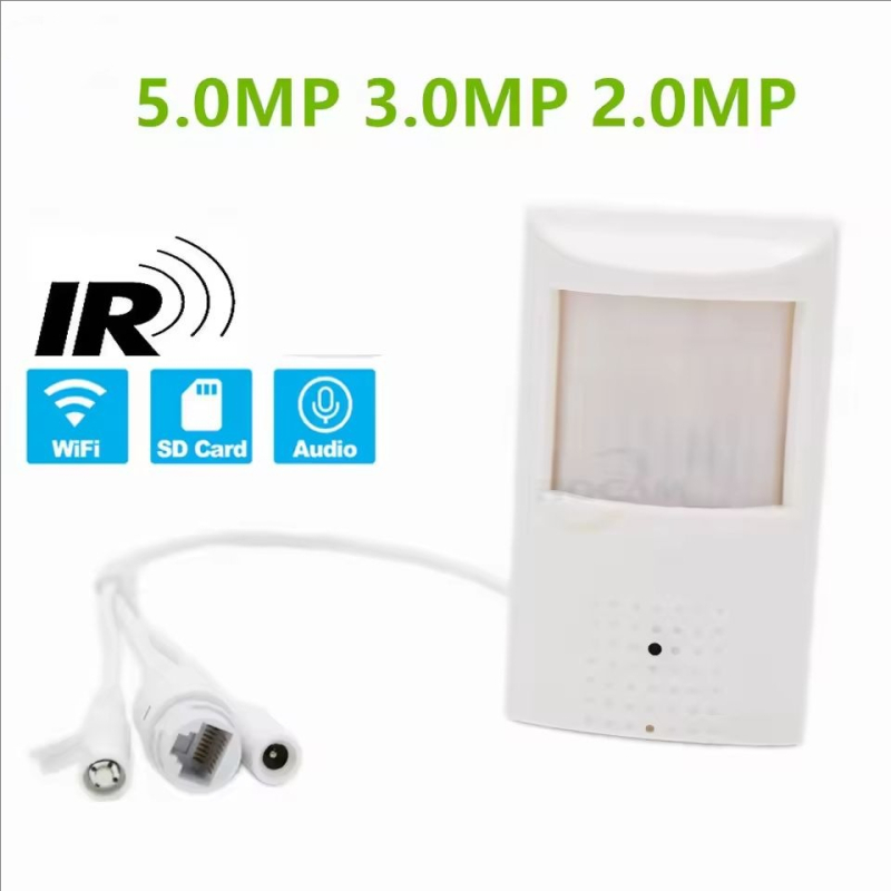 Cameră WiFi — rezoluție 3MP/5MP, obiectiv 3,7 mm, utilizare în interior, vizionare IR noaptea la 20 m (12V)