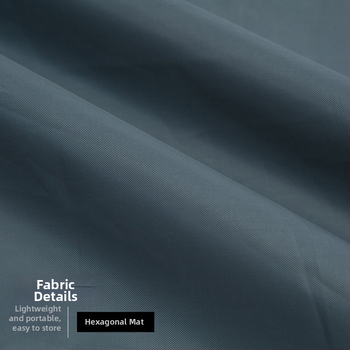 Šesterokutna kamping podloga, Oxford platno, otporna na vlagu i protuklizna, za 1–2 osobe