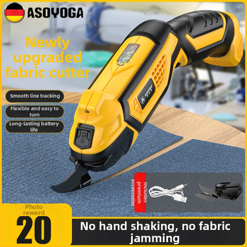 Asja elektrické nožnice na oblečenie – dobíjateľná lítium batéria, 3,6V, ručné použitie