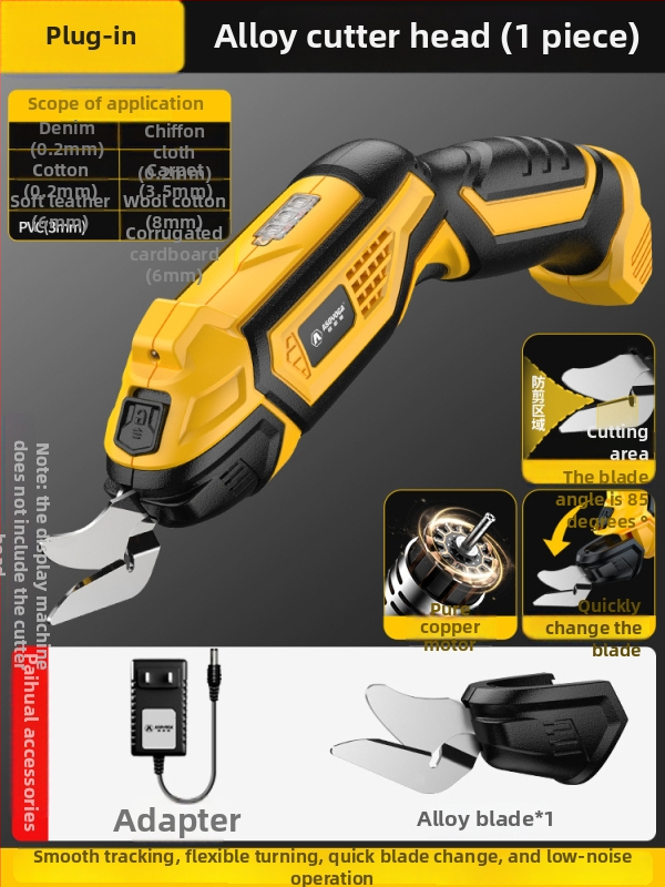 Asja elektrické nožnice na oblečenie – dobíjateľná lítium batéria, 3,6V, ručné použitie