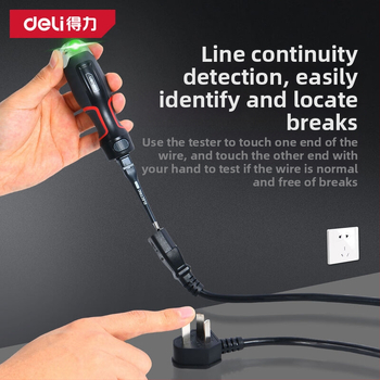 Deli tester napätia – Viacfunkčný, Digitálny displej, Senzor s vysokou presnosťou, Pre domáce použitie