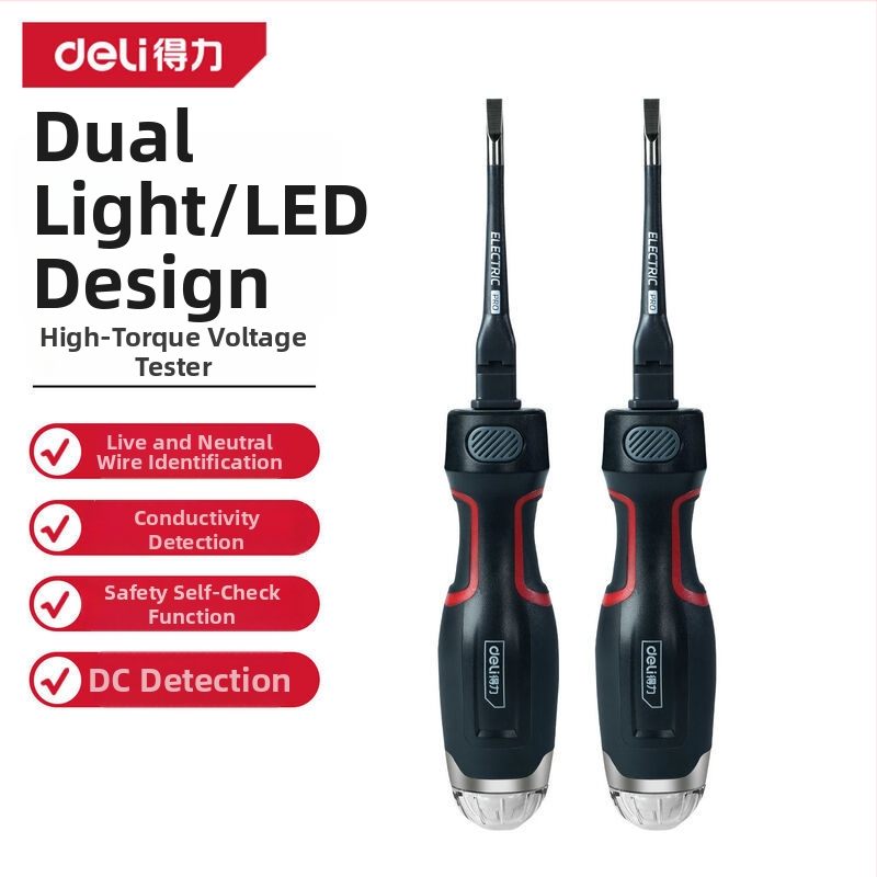 Deli tester napätia – Viacfunkčný, Digitálny displej, Senzor s vysokou presnosťou, Pre domáce použitie