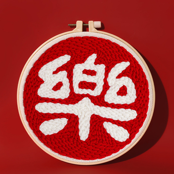 Shiyu poke embroidery kit — kineskog stila, DIY materijal paket, prilagođeno pakiranje, težina 1
