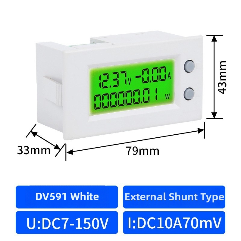 CHKL AC Digitálny Wattmeter – Meranie napätia, prúdu, výkonu a frekvencie