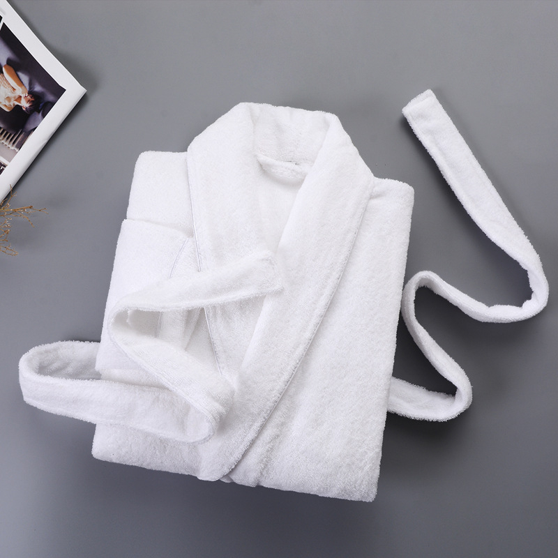 Fürdőköpeny 98% pamutból, téli vastag anyagú, uniszex pároknak, nedvszívó