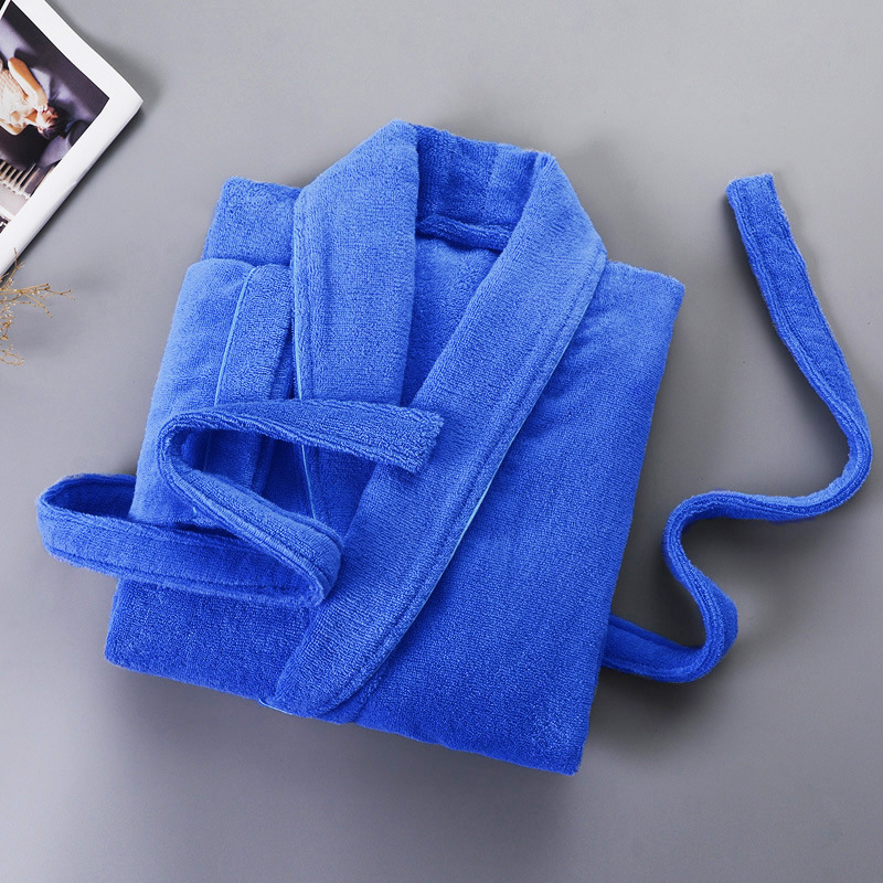 Fürdőköpeny 98% pamutból, téli vastag anyagú, uniszex pároknak, nedvszívó