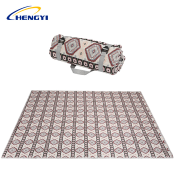 Covoraș de exterior impermeabil pentru bebeluși, cu țesătură quiltată poliester-bumbac, 1,4 kg, model fcd-1, potrivit pentru 3-5 persoane