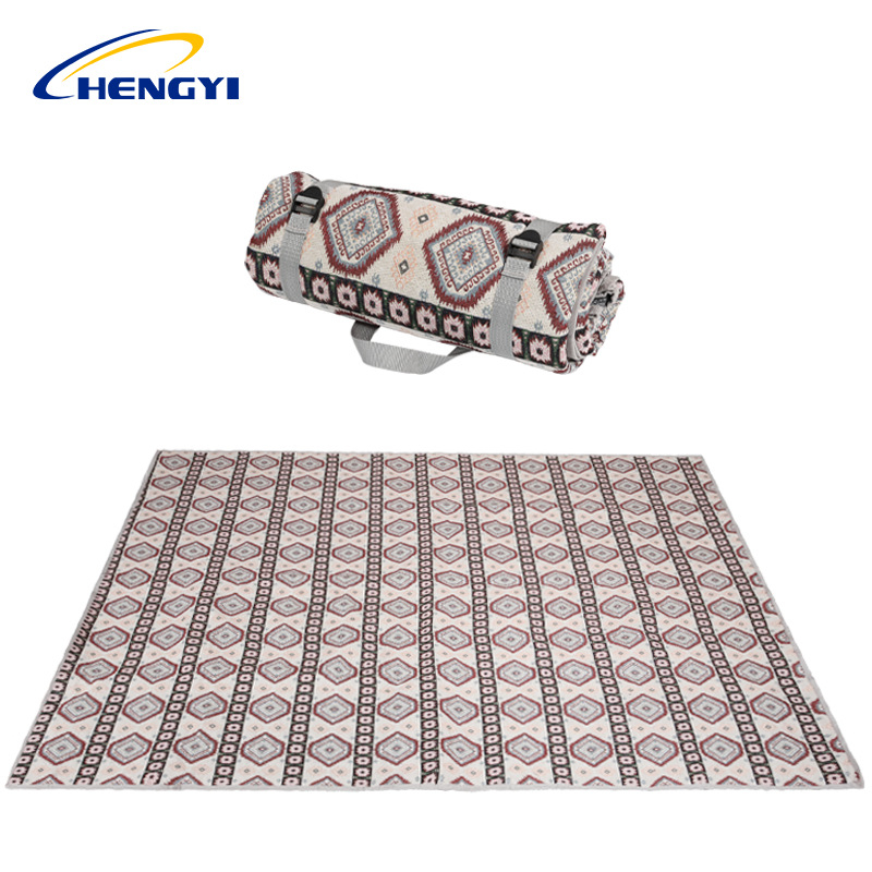 Covoraș de exterior impermeabil pentru bebeluși, cu țesătură quiltată poliester-bumbac, 1,4 kg, model fcd-1, potrivit pentru 3-5 persoane