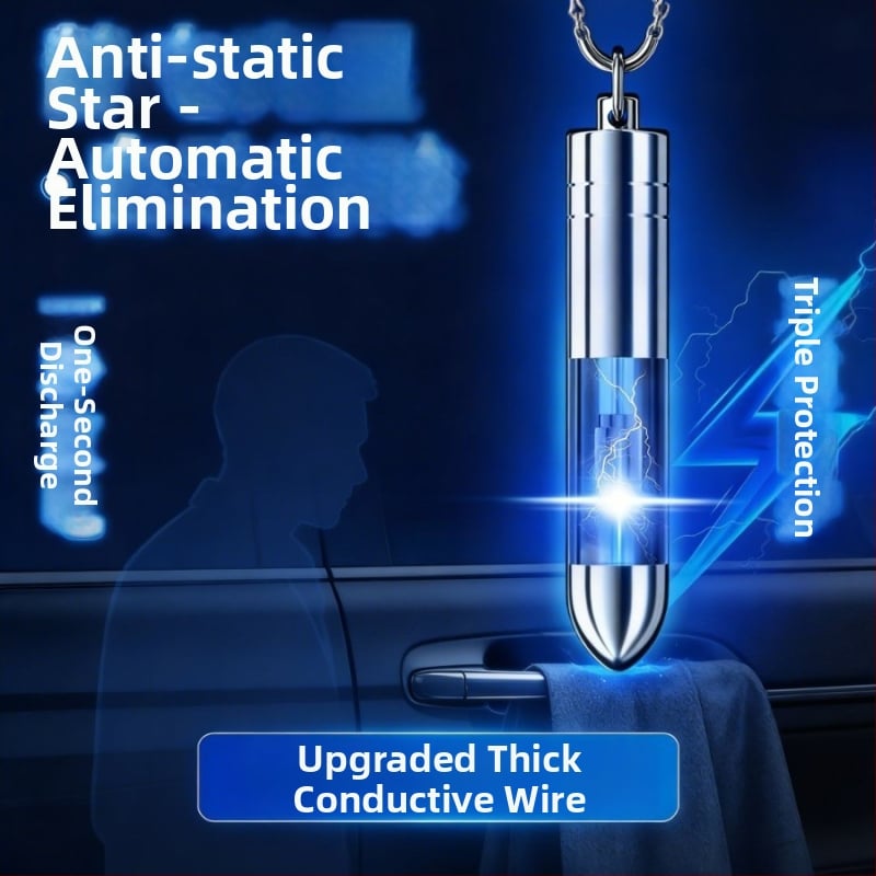 Πλαστικός αντιστατικός εκφορτιστής με κλειδοθήκη — Friendly, πολυλειτουργικός με στυλό εκφόρτισης