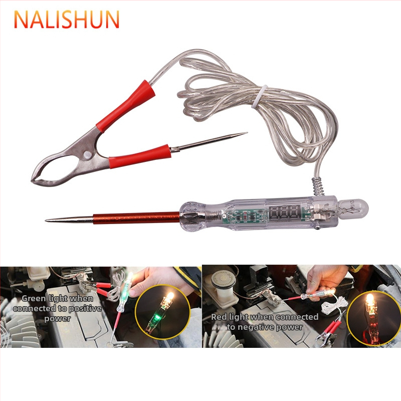 Automobilový elektrický testovací pero s digitálnym displejom, ABS telo, 12–24V, 48 g