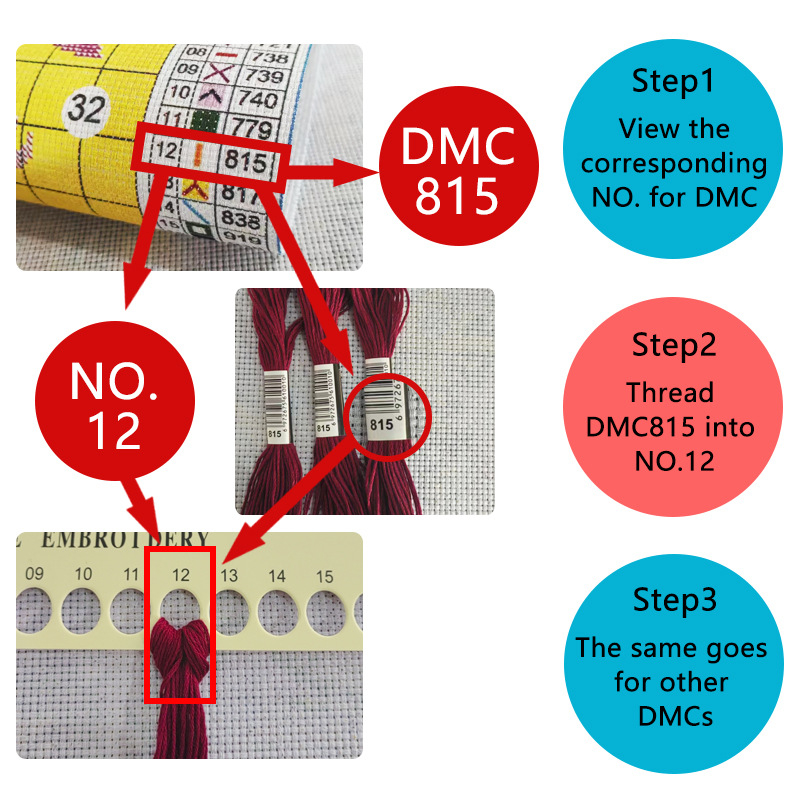 Комплект за кръстосана бродерия за пейзаж върху 11-каунтово платно (Материал: Друг)