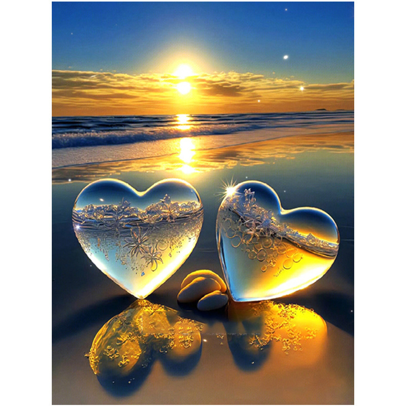 Комплект за кръстосана бродерия за пейзаж върху 11-каунтово платно (Материал: Друг)