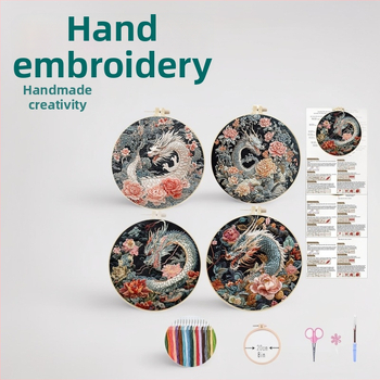 Комплект за кръстат бод | стил: съвременен минималистичен; материал: памук-лен; категория: текстилна бродерия; номер на продукта qiuguo