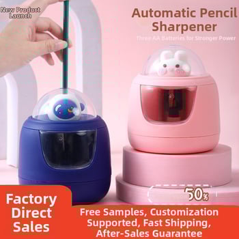 Sitianer 0877 Elektriline pliiatsi teritaja – armas nukkdisain, plastikust korpus, elektriline töö, kaal 120 g