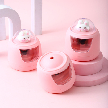 Sitianer 0877 Elektriline pliiatsi teritaja – armas nukkdisain, plastikust korpus, elektriline töö, kaal 120 g