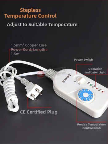 Vyhrievané elektrické šijacie nožnice so spínačom, 36V, čepeľ z nehrdzavejúcej ocele, teplotne nastaviteľné