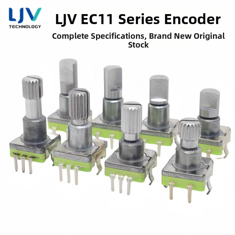 Ljv navigačný potenciometer hlasitosti pre auto DVD/rádio – 360° otáčanie s tlačidlom