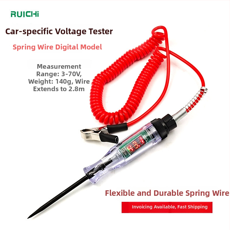 Ruichi tester obvodov pre auto, pero, rozsah 3-70V, model Al661185100703