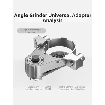 Youquan 36V konverzná hlava pre uhlovú brúsku na spracovanie dreva – viacúčelový adaptér na rezanie, drážkovanie, úpravu hrán a brúsenie (Model 1001137822)