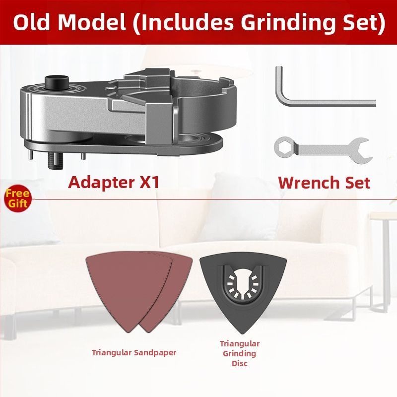 Youquan 36V konverzná hlava pre uhlovú brúsku na spracovanie dreva – viacúčelový adaptér na rezanie, drážkovanie, úpravu hrán a brúsenie (Model 1001137822)