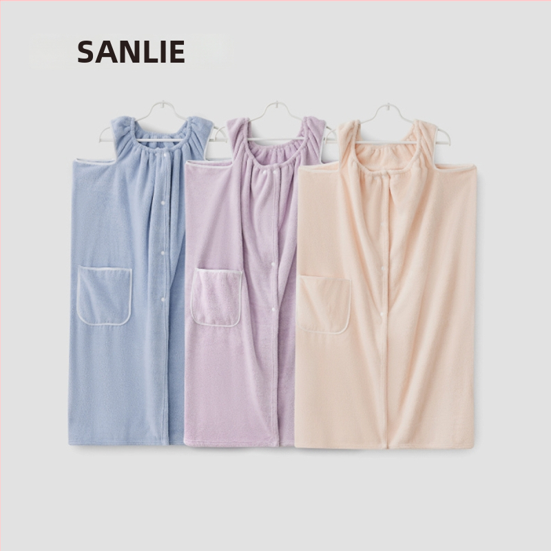 Nosiaca osuška do kúpeľa s konvertibilným dizajnom, velúrová tkanina, 370 g, polyester/poliamidové vlákno