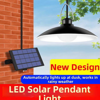 Ηλιακός εξωτερικός LED πολυέλαιος, IP65 αδιάβροχο, 15W, 5V, αισθητήρας φωτός με επαγωγικό διακόπτη, 1–4 κεφαλές