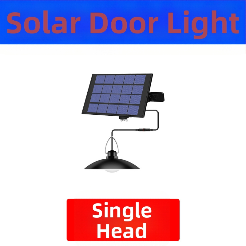 Ηλιακός εξωτερικός LED πολυέλαιος, IP65 αδιάβροχο, 15W, 5V, αισθητήρας φωτός με επαγωγικό διακόπτη, 1–4 κεφαλές