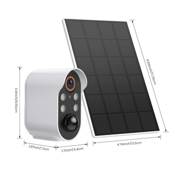 Cameră IP pentru supraveghere video (1080P; obiectiv 120°; vedere de noapte; interfon video wireless; detecție de mișcare)