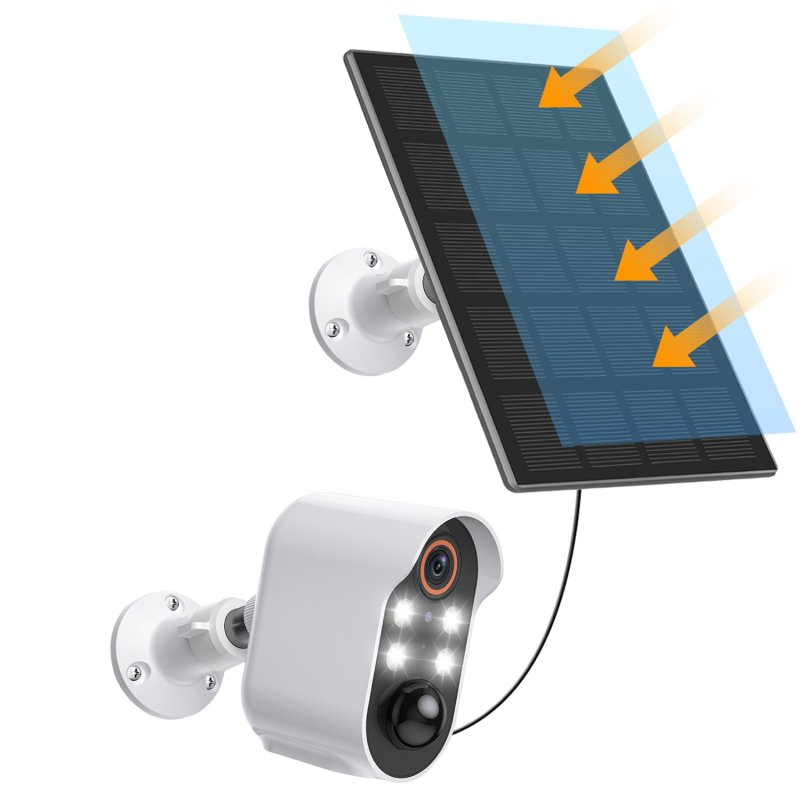 Cameră IP pentru supraveghere video (1080P; obiectiv 120°; vedere de noapte; interfon video wireless; detecție de mișcare)