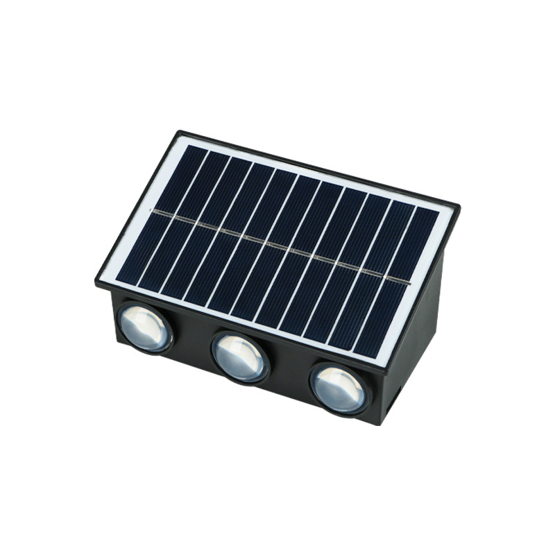 Ηλιακό φωτιστικό τοίχου εξωτερικού IP66 αδιάβροχο, LED πηγή, 4W, 3.7V, JM02301