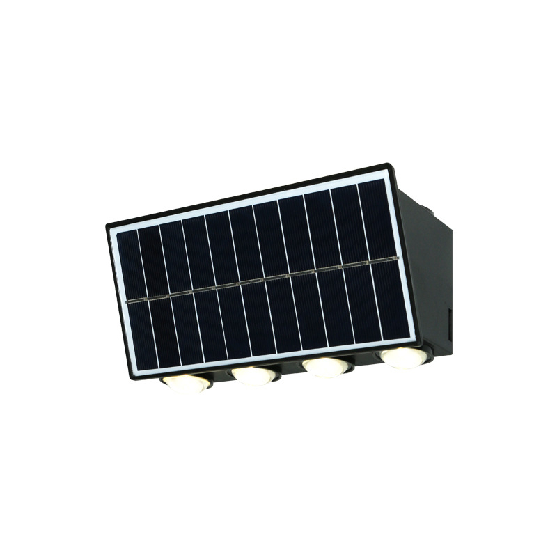 Ηλιακό φωτιστικό τοίχου εξωτερικού IP66 αδιάβροχο, LED πηγή, 4W, 3.7V, JM02301