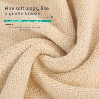 Čistiaca kozmetická uteráka na tvár, odolná voči bielení, 100% bavlna, hrubšia, odolná vysokým teplotám, rýchle nasiaknutie (0–5 s)