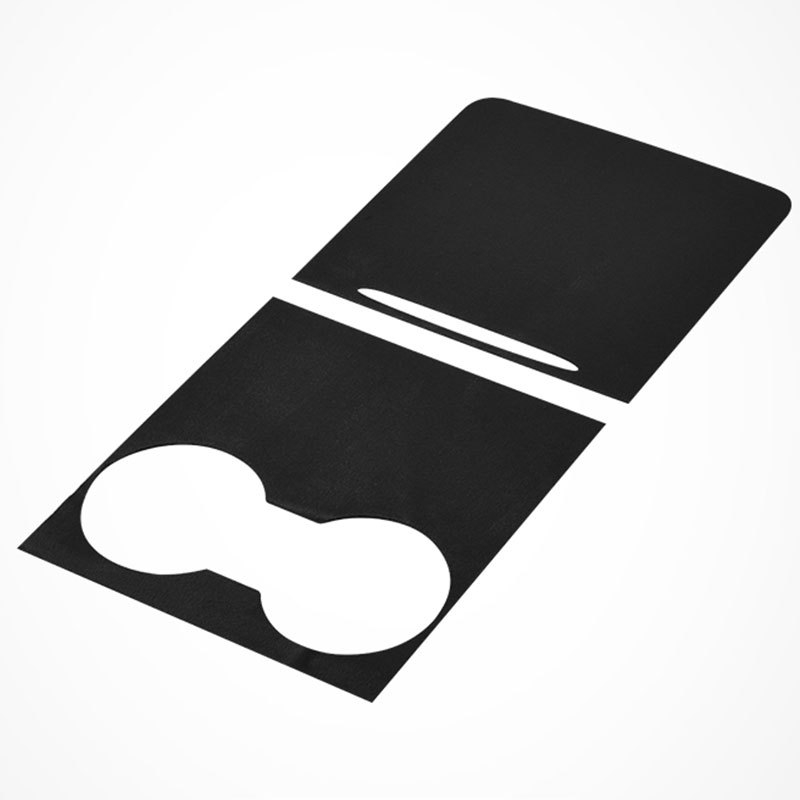 YUKE Zaštitna folija za središnju ploču za Tesla Model 3/Y — filc-karbonski PVC, otporan na visoke/niže temperature, otporan na ogrebotine, otporan na otiske prstiju