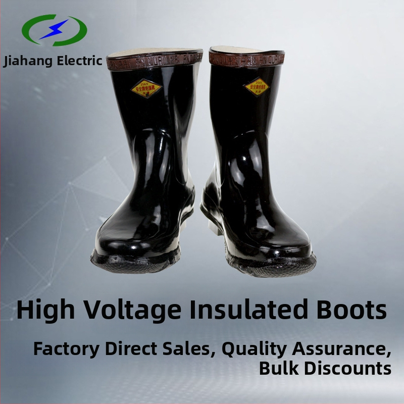 35kV izolačné topánky pre elektrikárov, gumové, vysoké, izolované, ochrana proti úrazu elektrickým prúdom