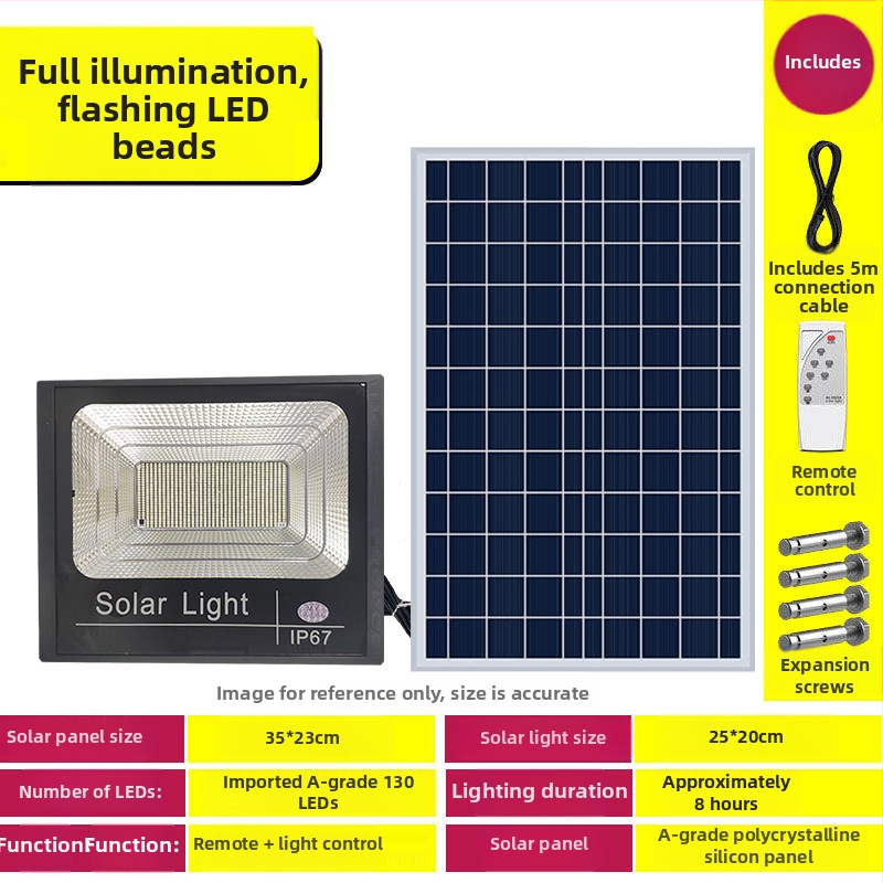 Ηλιακός εξωτερικός προβολέας LED με επαγωγικό διακόπτη, IP67, 1W LED, αυτονομία 6–12 ωρών, διάρκεια ζωής 3–5 ετών