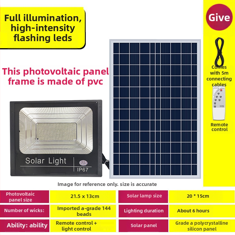 Ηλιακός εξωτερικός προβολέας LED με επαγωγικό διακόπτη, IP67, 1W LED, αυτονομία 6–12 ωρών, διάρκεια ζωής 3–5 ετών
