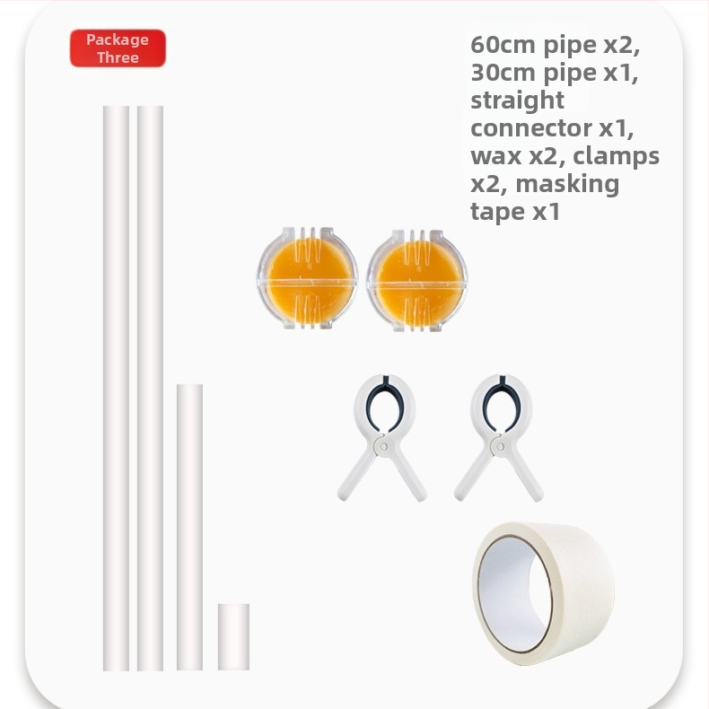 Sada krížikového vyšívania s PVC trubkou, 9CT, nordický štýl, obsahuje klip