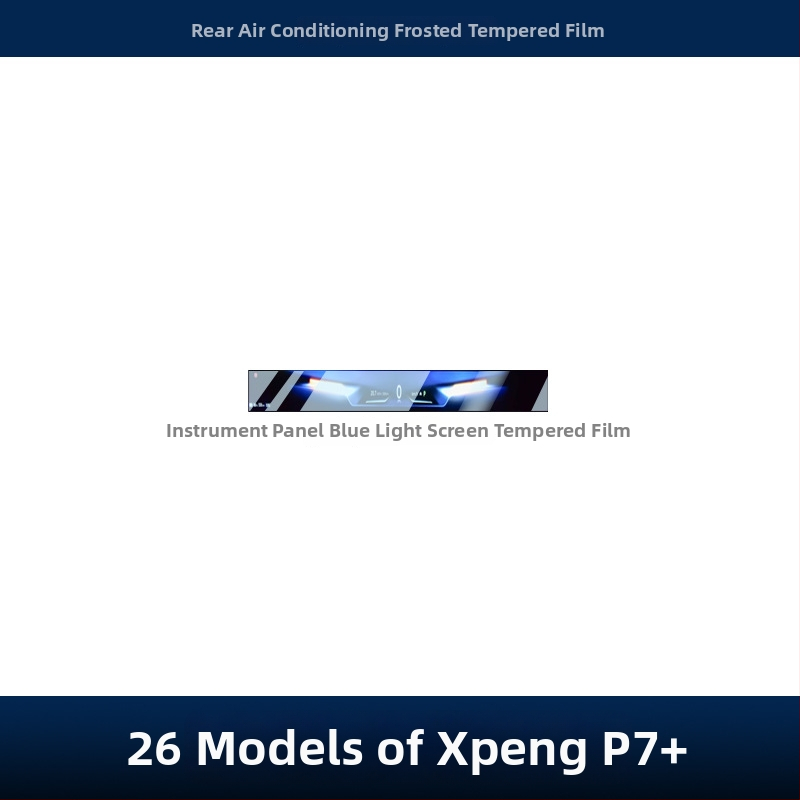 Ochranná fólia z tvrdeného skla pre displej navigácie v aute – LJL-057, jednopriechodné formovanie, odolná voči vysokým a nízkym teplotám, odolná voči škrabaniu a olejovým škvŕnám, univerzálna kompatibilita